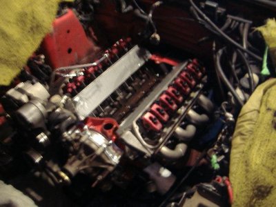 Copy of pic of new motor in the car.JPG